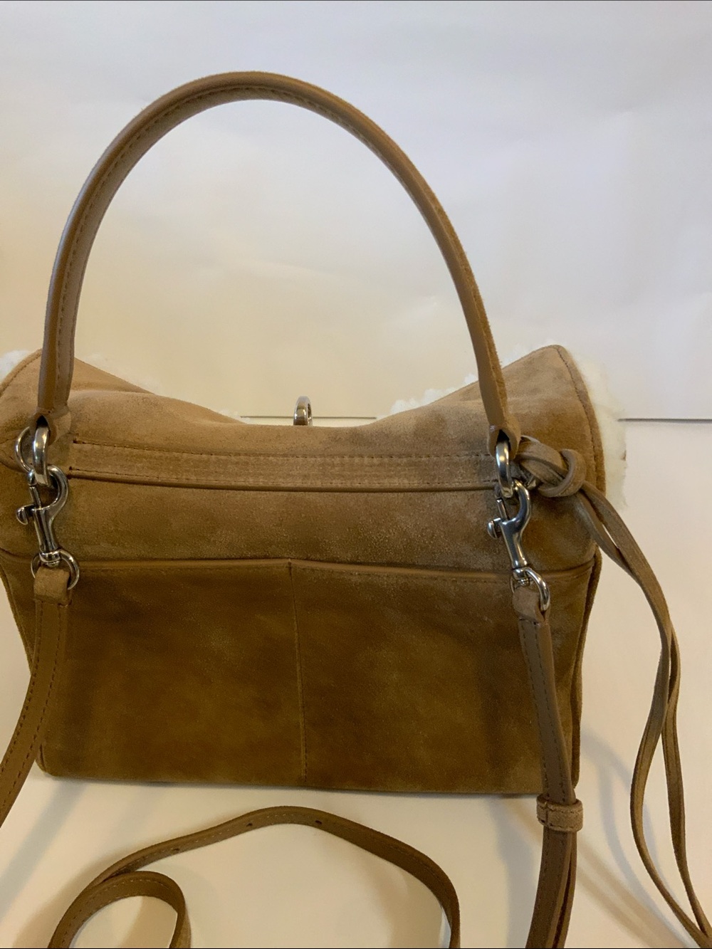 Women’s Rodeo Handbag Mini In Noce/White - Picture 5 of 13